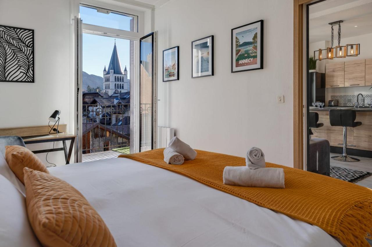 Le Balcon Annecien 4 - Rooftop View For 2-4 People อานซี ภายนอก รูปภาพ